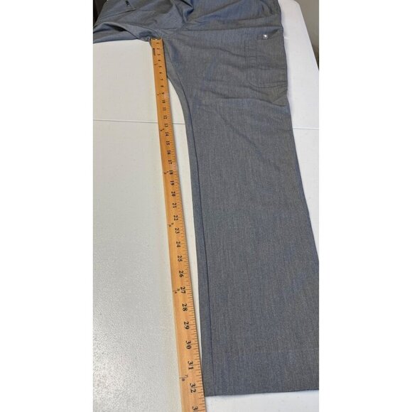 FIGS Yola Skinny Scrub Pants Graphite Gray Womens Large Tall TW2000T - Picture 4 of 10